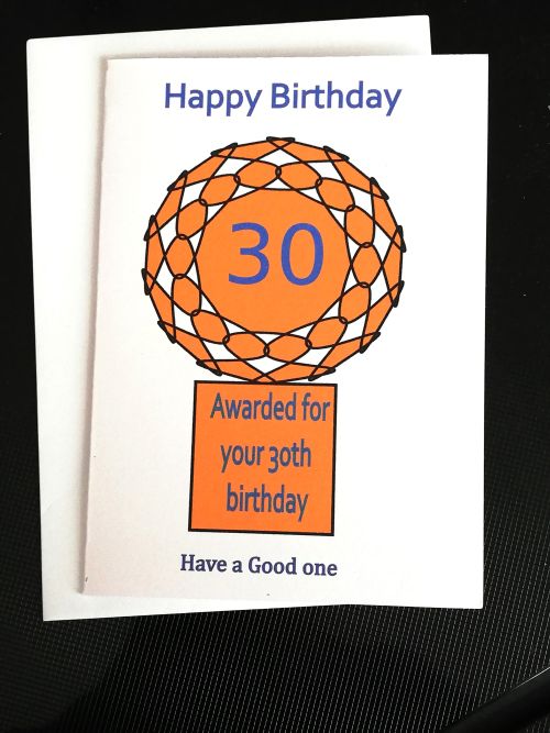 (image for) Trophy Birthday Card